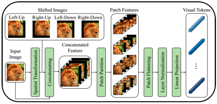 Shifted Patch Toekenization